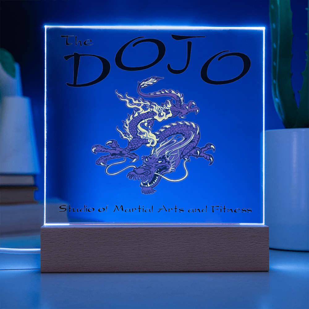 Business-Corporate Lighted Square Showcase Plaque-The Dojo 84