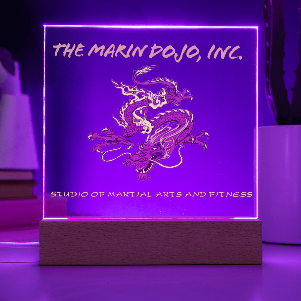 Business Printed Square Acrylic Plaque- Dojo 85
