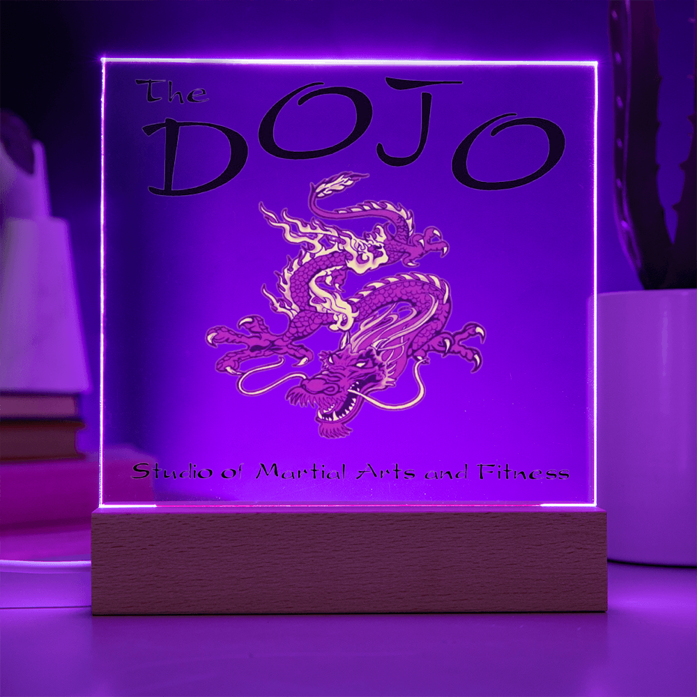 Business-Corporate Lighted Square Showcase Plaque-The Dojo 84
