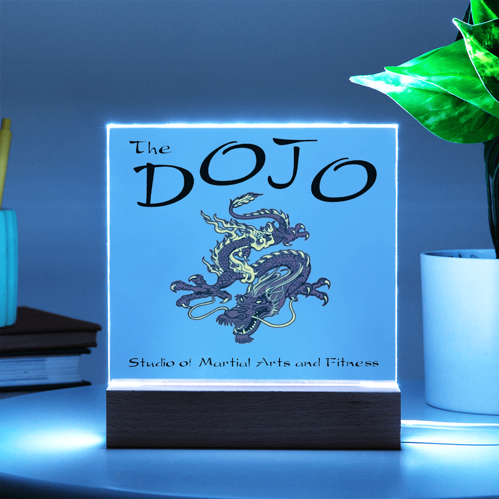 Business-Corporate Lighted Square Showcase Plaque-The Dojo 84