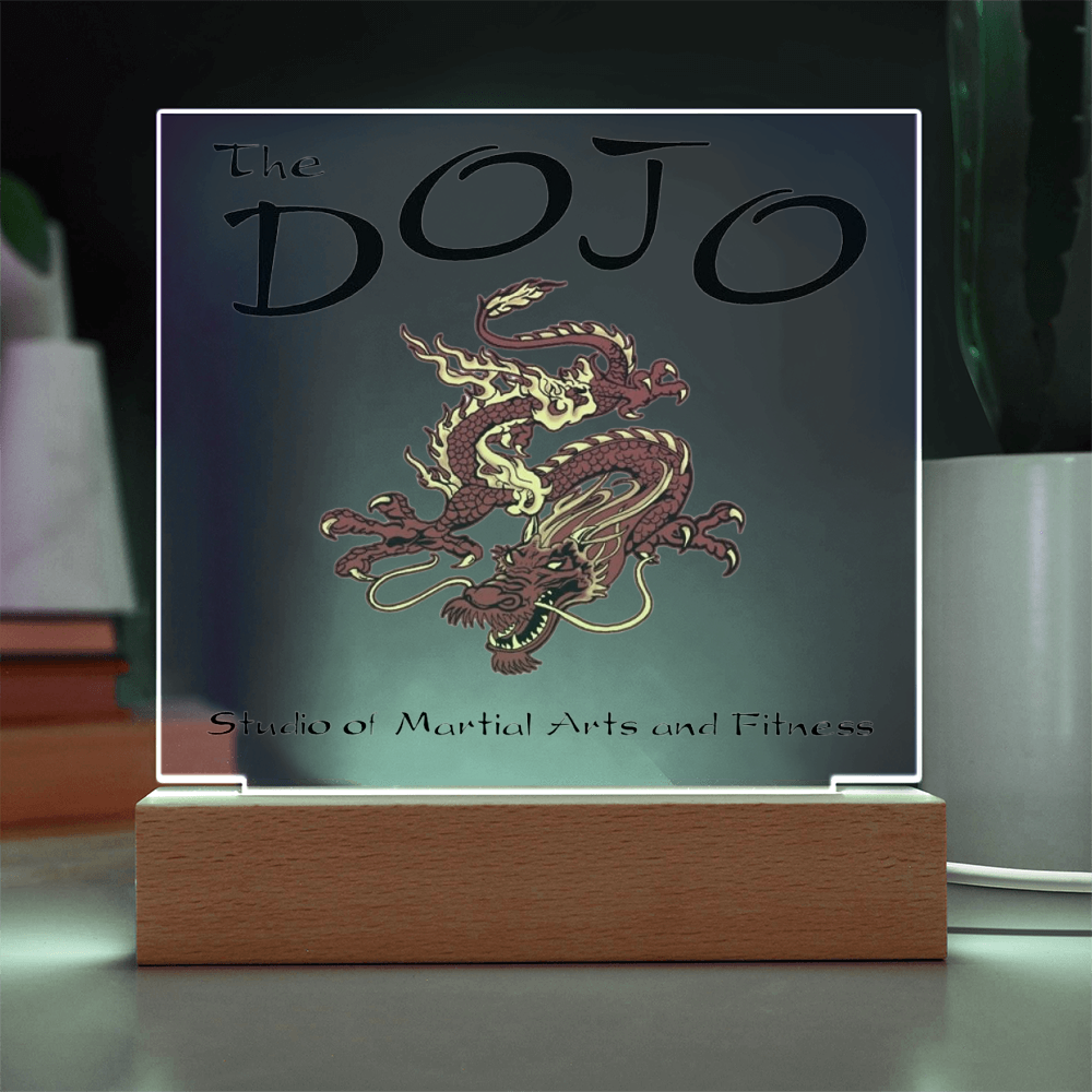 Business-Corporate Lighted Square Showcase Plaque-The Dojo 84