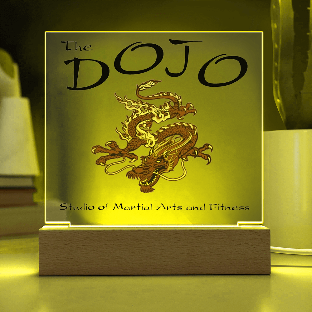 Business-Corporate Lighted Square Showcase Plaque-The Dojo 84