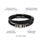 Dad- Best Pet Dad-Men's "Love You Forever" Bracelet 155