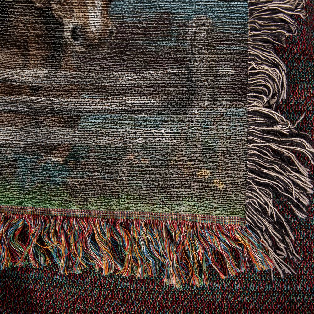 Horses-A great gift for the horse lover or any family member-Personalized this unique keepsake with our Heirloom Artwork Woven Blanket 62