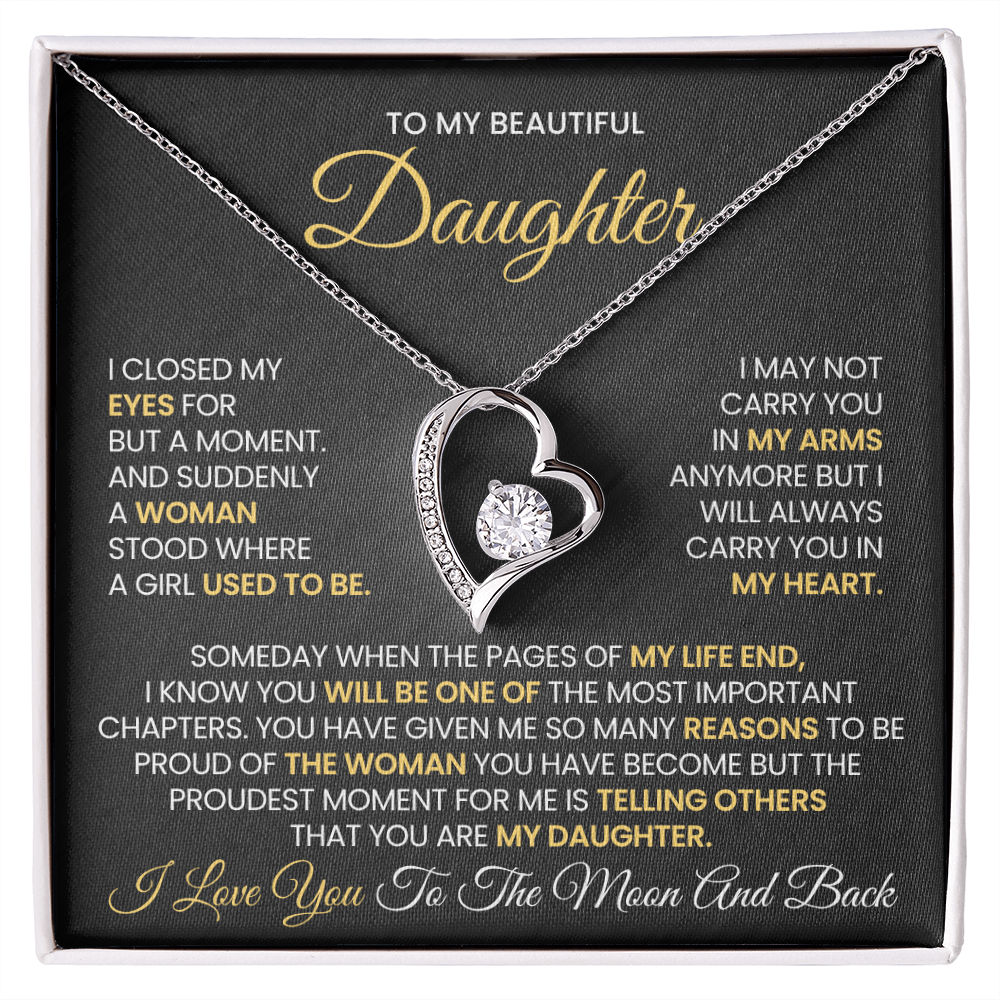 Daughter -Forever Love Necklace β You Will Always Be My Heart (14)