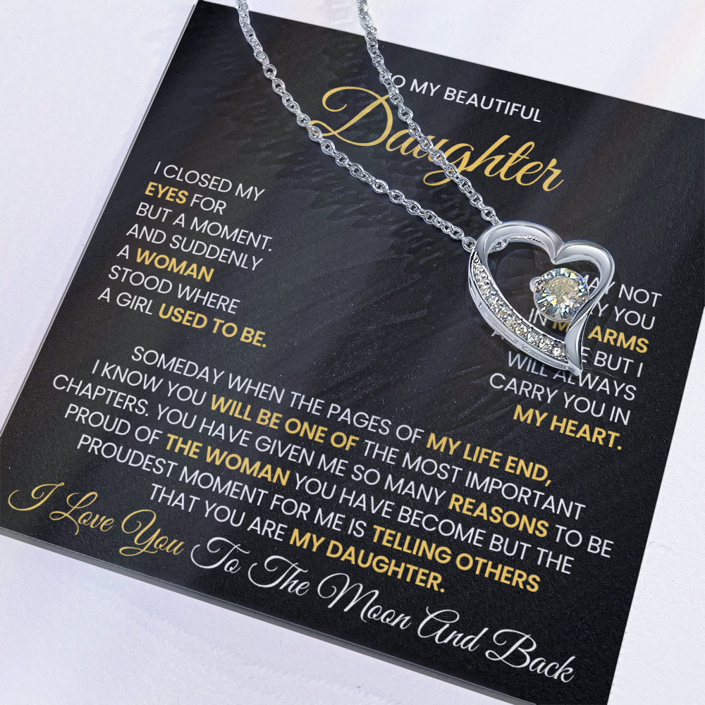 Daughter -Forever Love Necklace β You Will Always Be My Heart (14)
