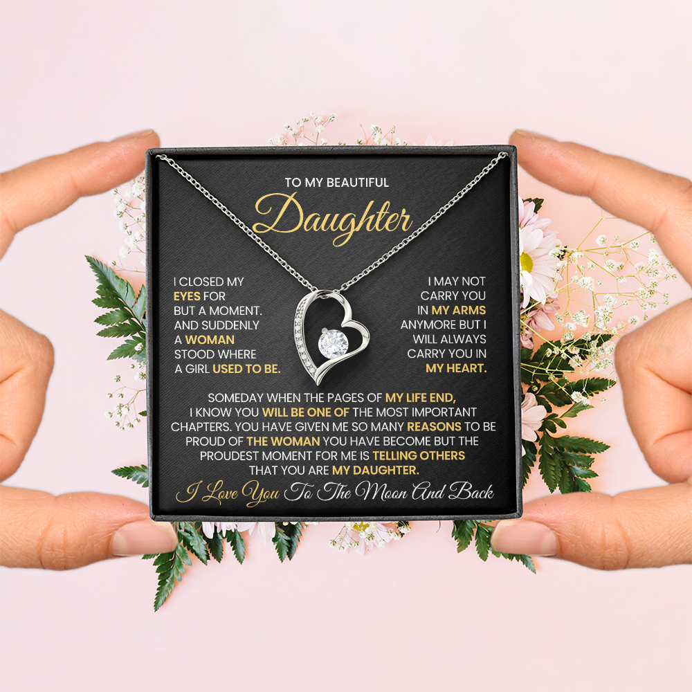 Daughter -Forever Love Necklace β You Will Always Be My Heart (14)