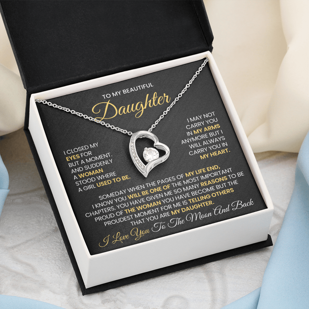 Daughter -Forever Love Necklace β You Will Always Be My Heart (14)