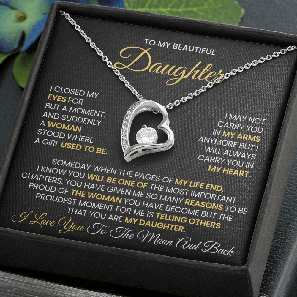 Daughter -Forever Love Necklace β You Will Always Be My Heart (14)