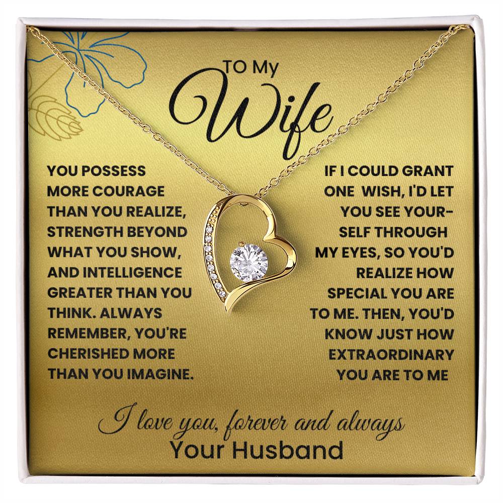 Wife – Forever Love Necklace, Endless Love Gift (40)