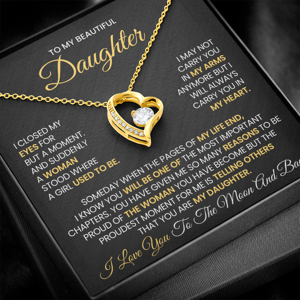 Daughter -Forever Love Necklace β You Will Always Be My Heart (14)