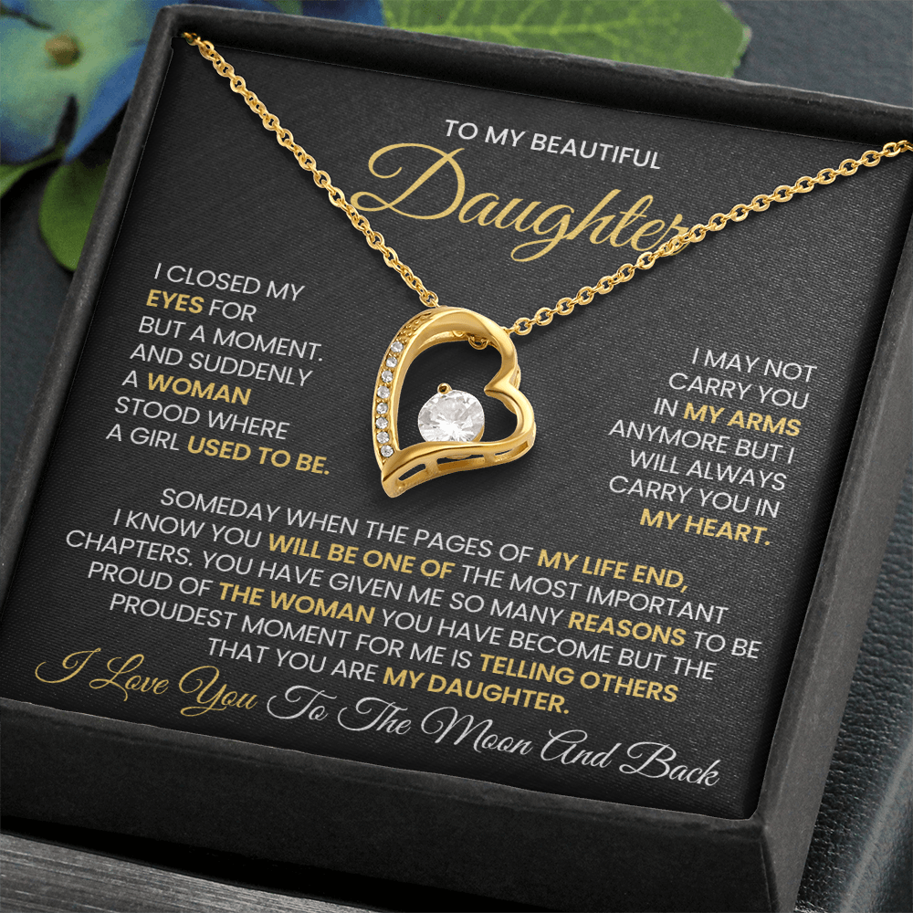 Daughter -Forever Love Necklace β You Will Always Be My Heart (14)