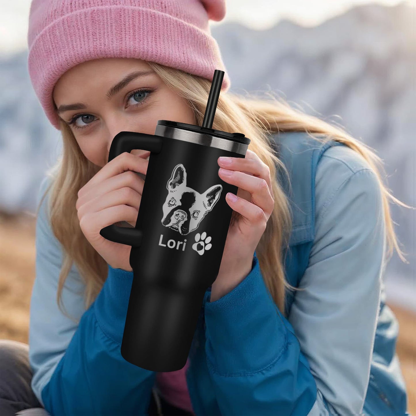 Dog Pinnacle 40oz Tumbler 11