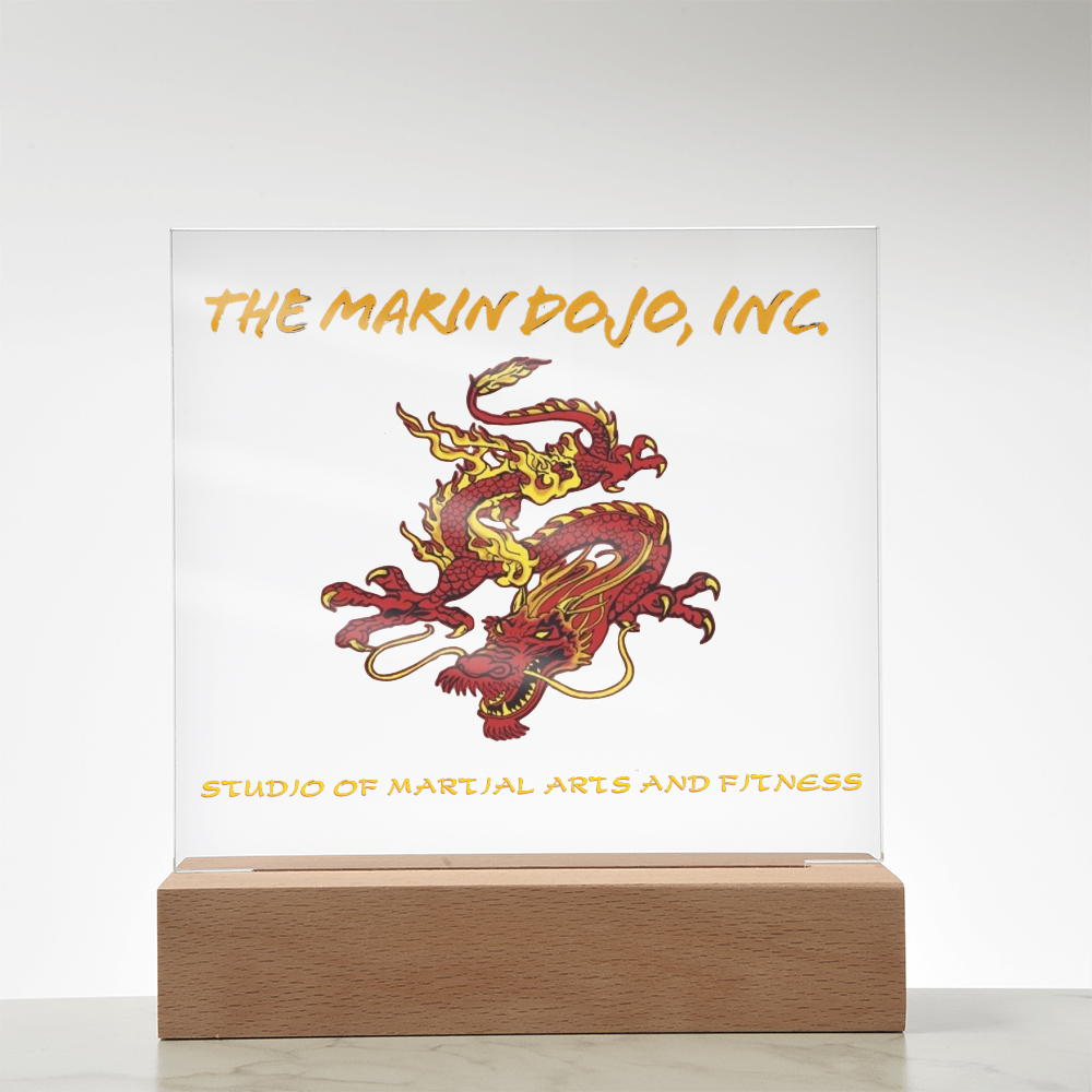 Business Printed Square Acrylic Plaque- Dojo 85