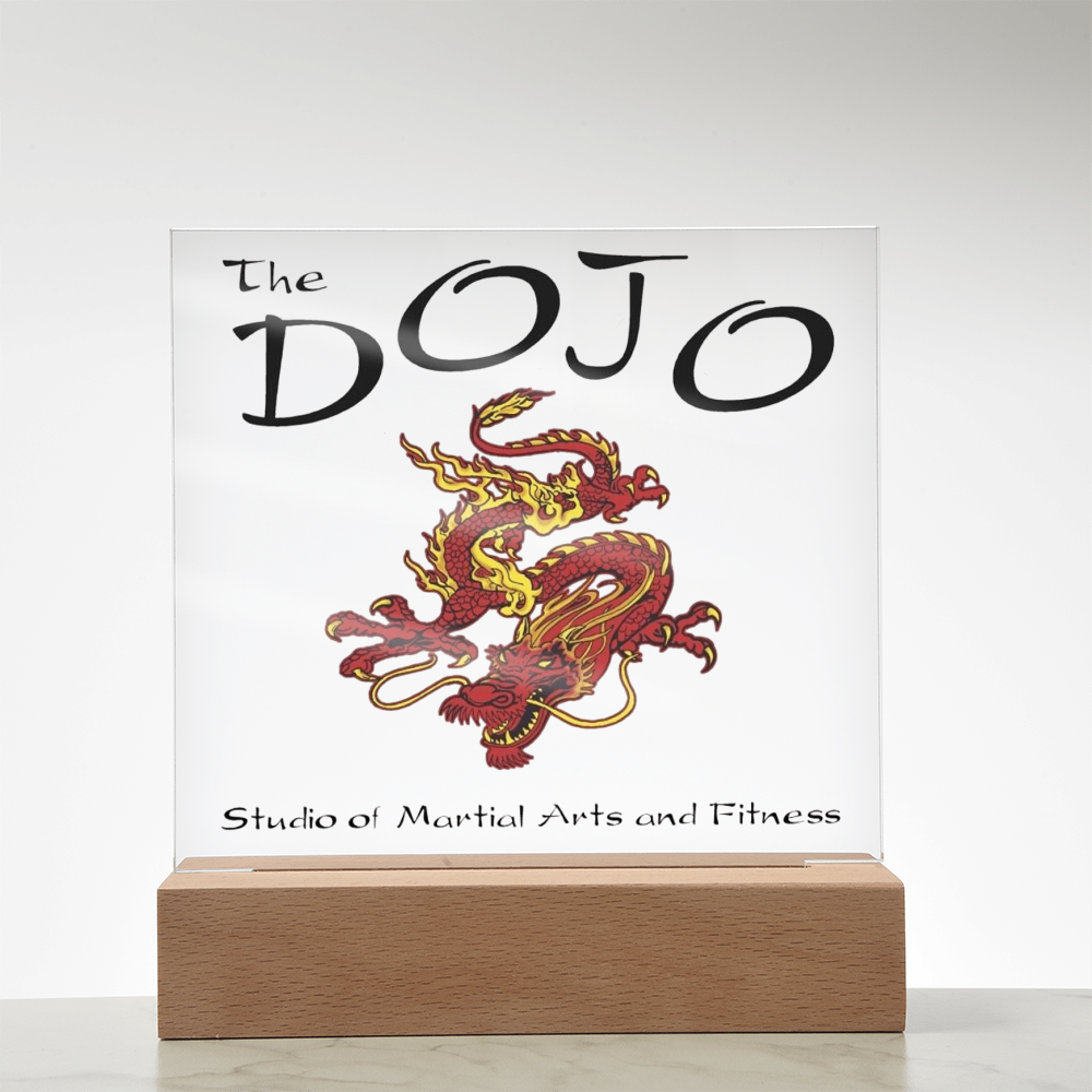 Business-Corporate Lighted Square Showcase Plaque-The Dojo 84
