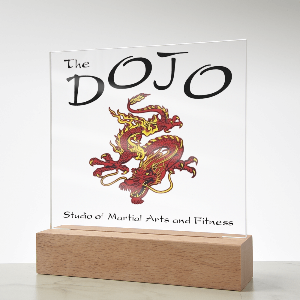 Business-Corporate Lighted Square Showcase Plaque-The Dojo 84