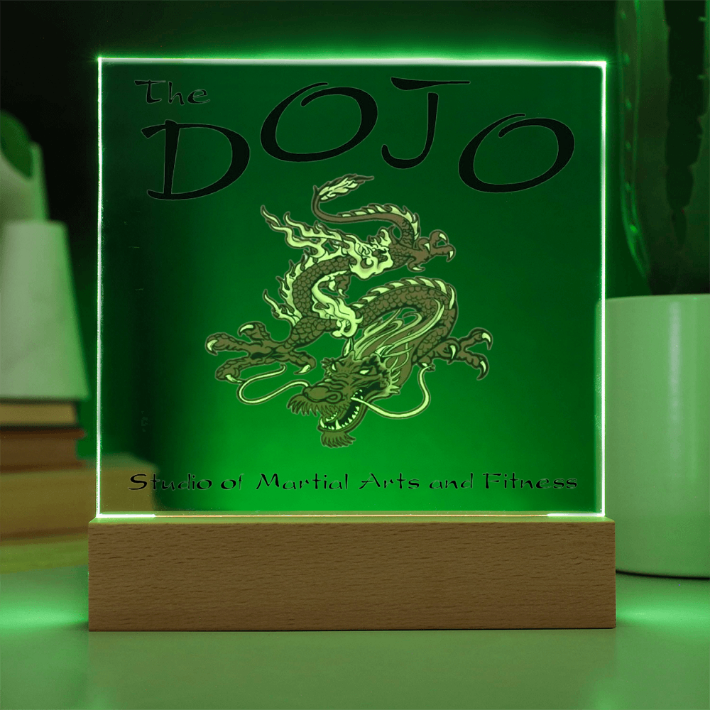 Business-Corporate Lighted Square Showcase Plaque-The Dojo 84