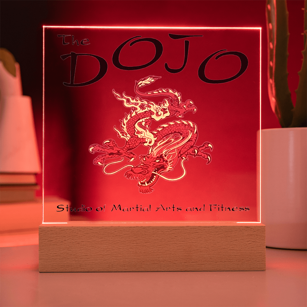 Business-Corporate Lighted Square Showcase Plaque-The Dojo 84