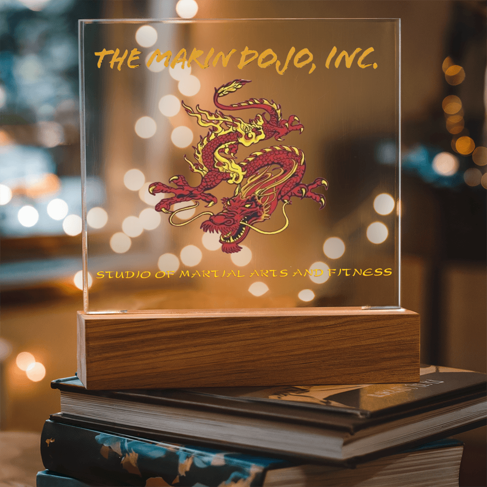 Business Printed Square Acrylic Plaque- Dojo 85