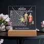 To My Soulmate-Meeting You Was Fate-Personalized  Keepsake  Acrylic and Forever Love Necklace 16