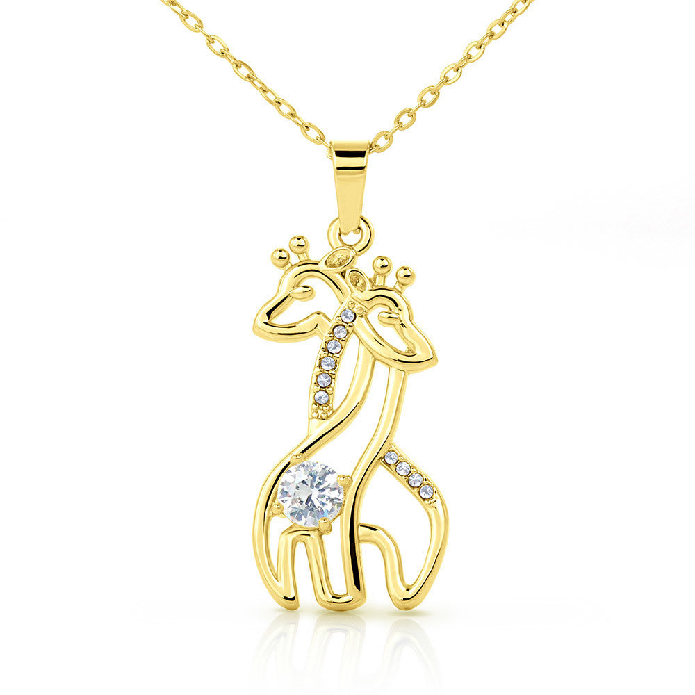 Granddaughter- Charming Giraffe Necklace 131
