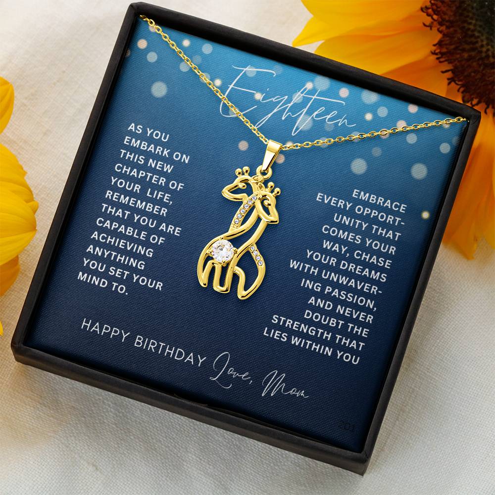 Eighteen-Giraffe Necklace 201