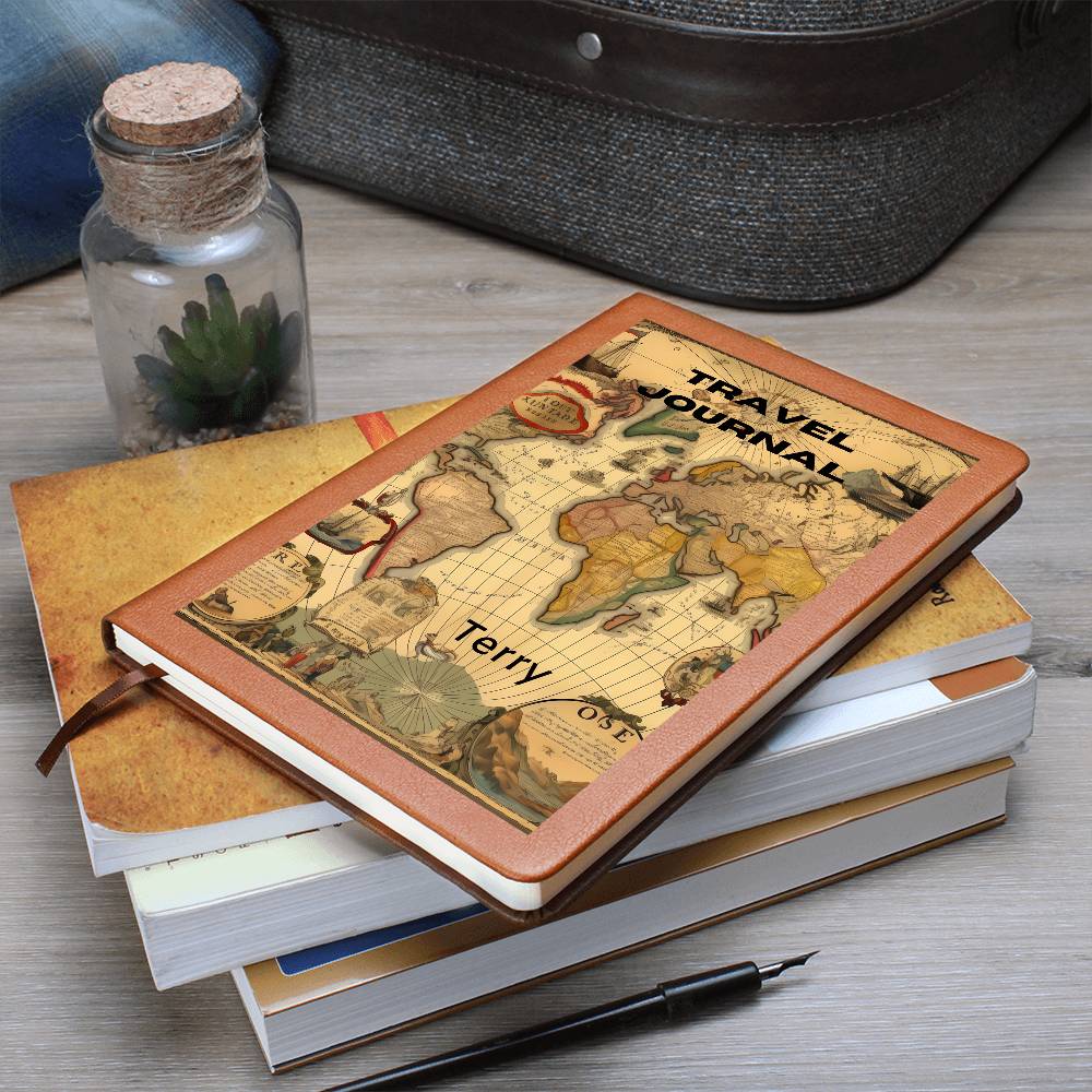 Graphic Leather Journal– Meaningful Gift Journal (31)