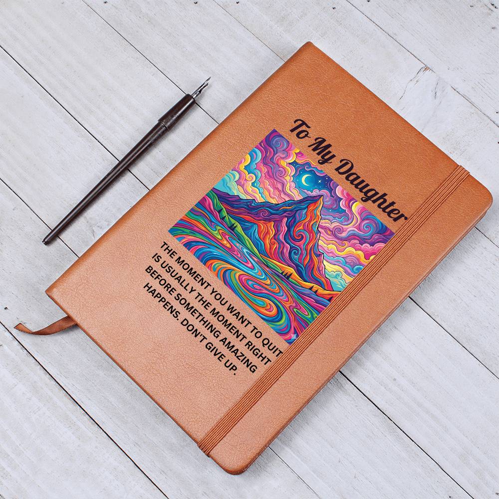 Graphic Journal with Free Gift Wrap-Motivational