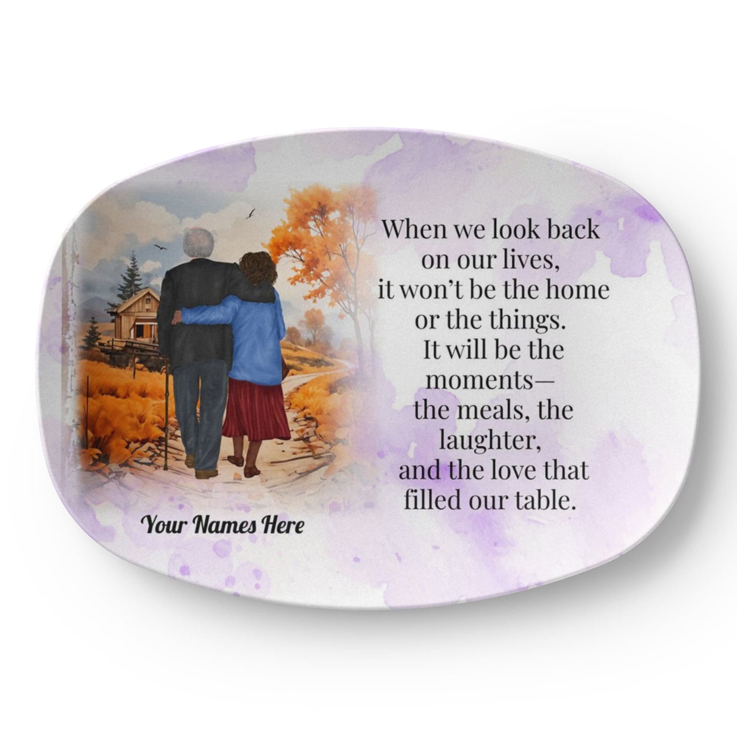 10”x14” Platter-Personalized Names-Special Moments