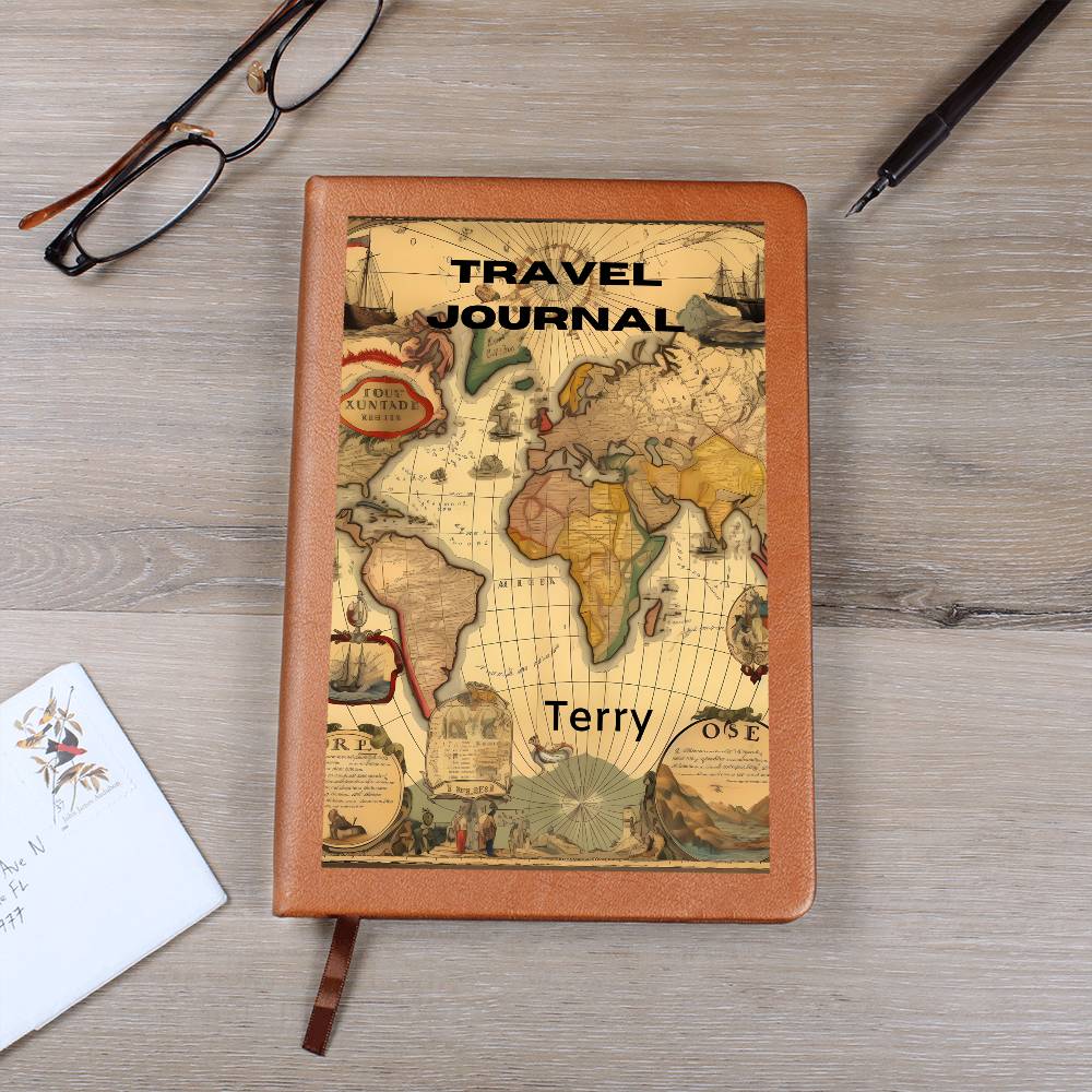 Graphic Leather Journal– Meaningful Gift Journal (31)