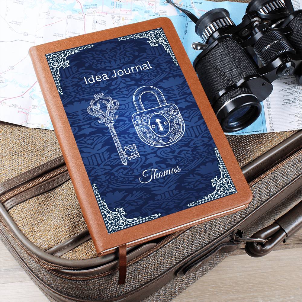 Graphic Leather Journal-Premium Idea Book (33)