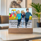 Acrylic Plaque – Personalized Best Friends – Transform Your Photo into Cartoon Style