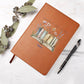 Graphic Leather Journal-Personalized notebook- One Chapter