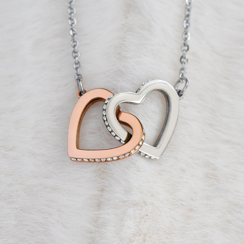 Daughter – Interlocking Heart Necklace  (86)