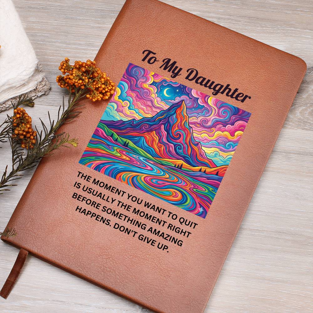 Graphic Journal with Free Gift Wrap-Motivational