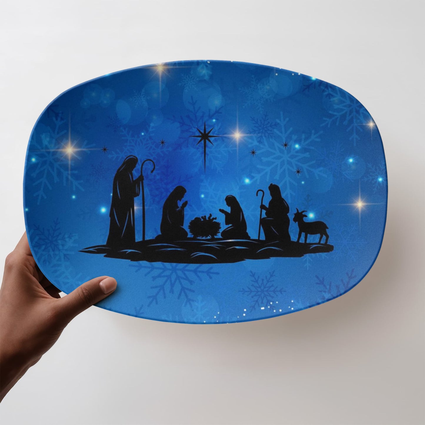 10”x14” Platter-Nativity Holiday (7)