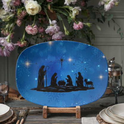 10”x14” Platter-Nativity Holiday (7)