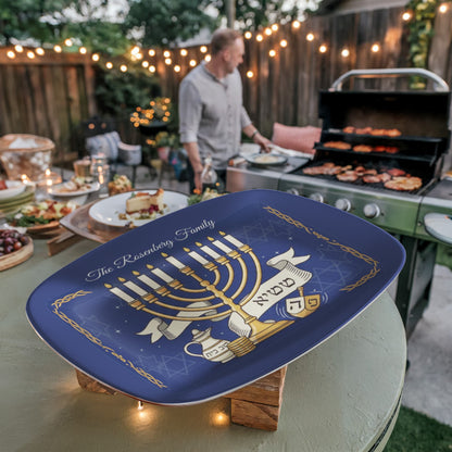 10”x14” Platter-Personalized Hanukkah Holiday (16)