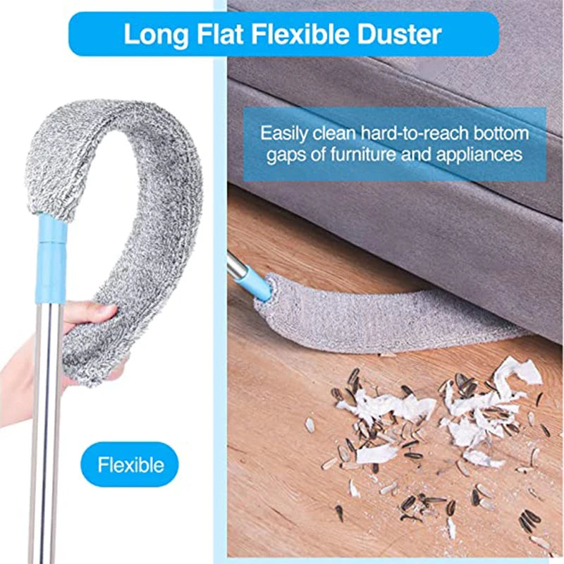 Long Handle Mop, Telescopic Duster, Brush Gap, Dust Cleaner, Bedside Sofa Brush for Cleaning, Dust Removal, Brushes home Cleaning Tool