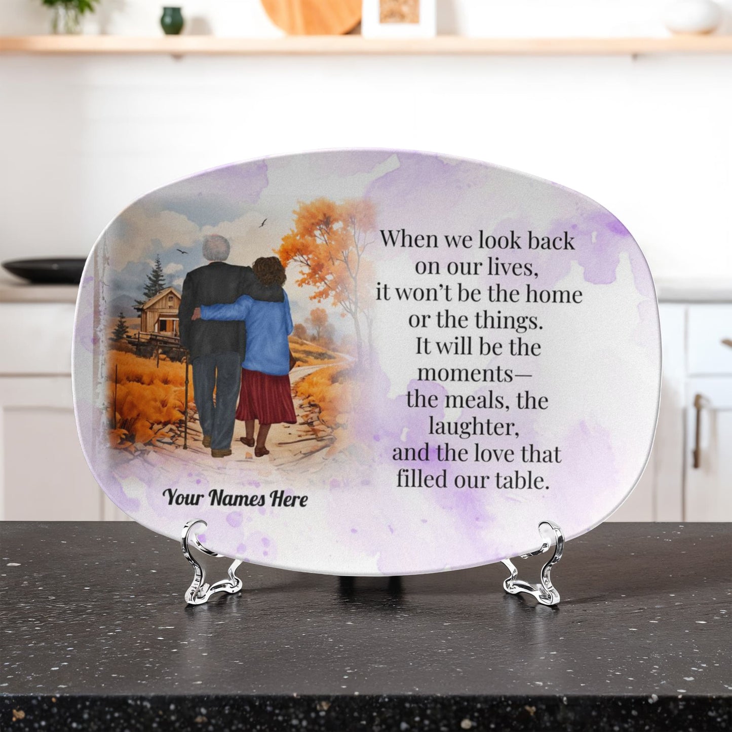 10”x14” Platter-Personalized Names-Special Moments