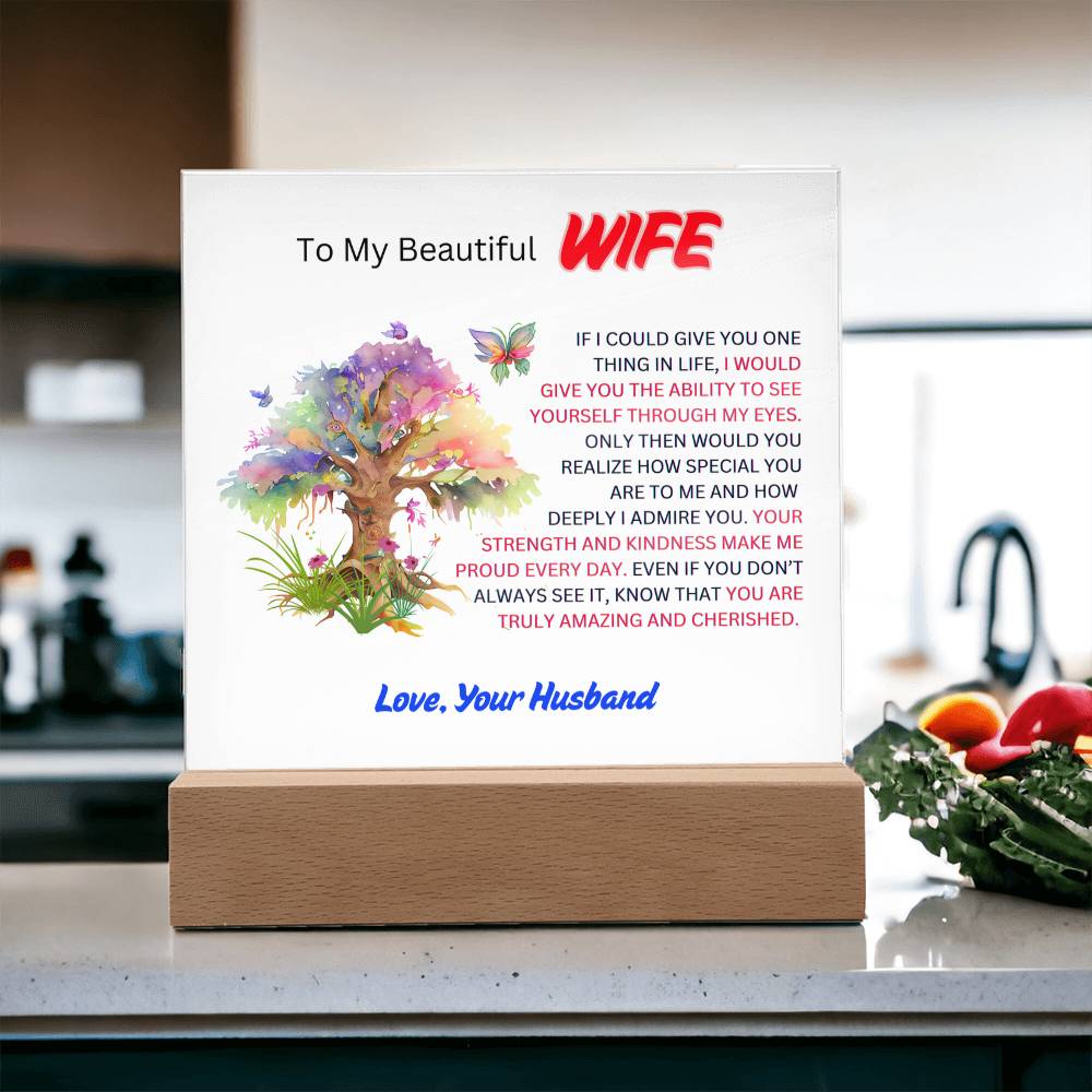 Acrylic Square Plaque