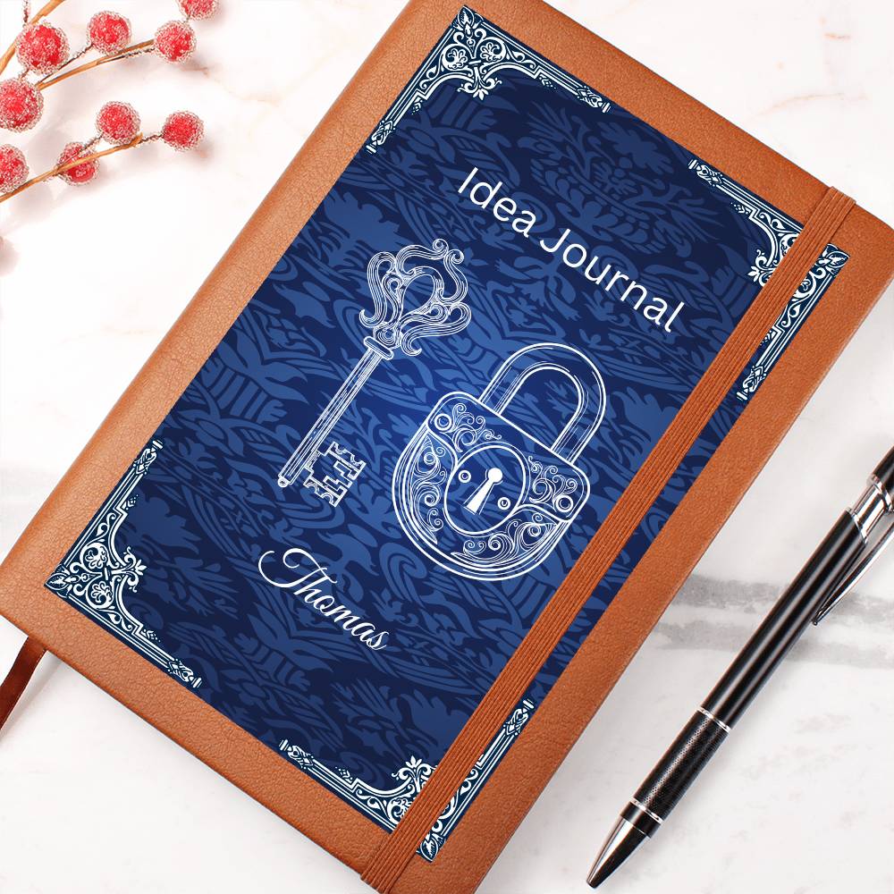 Graphic Leather Journal-Premium Idea Book (33)