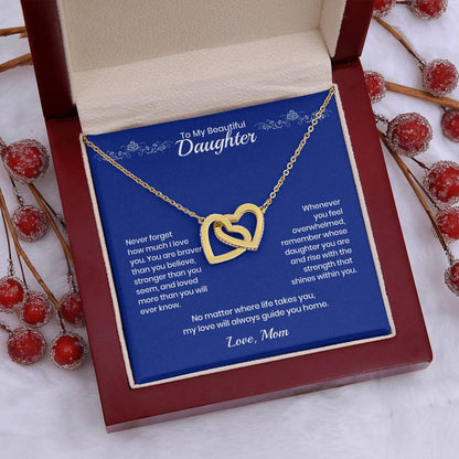 Daughter – Interlocking Heart Necklace (86)