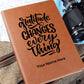 Graphic Leather Gratitude Journal – Personalized with Name