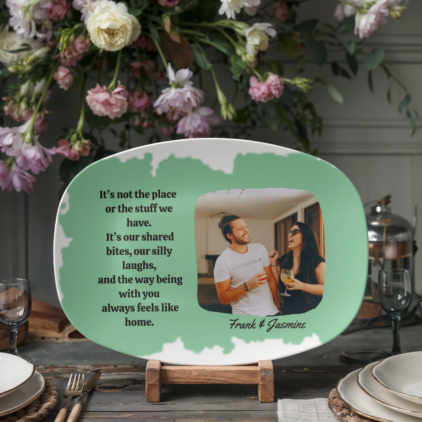 10”x14” Platter-Personalized Couple Platter