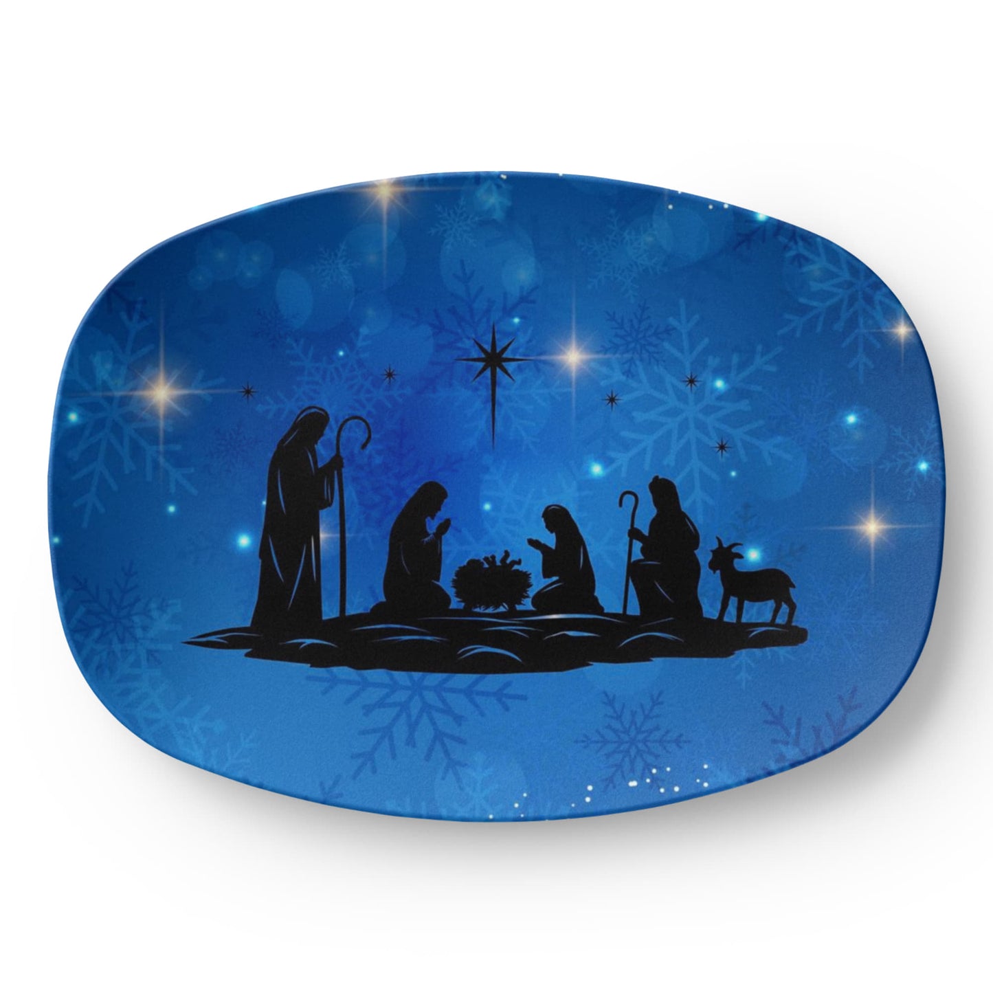 10”x14” Platter-Nativity Holiday (7)