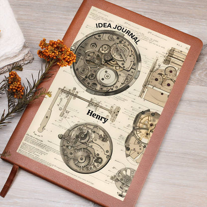 Graphic Leather Journal– Premium Idea Book (32)