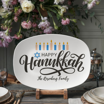 10”x14” Platter-Personalized Hanukkah Holiday