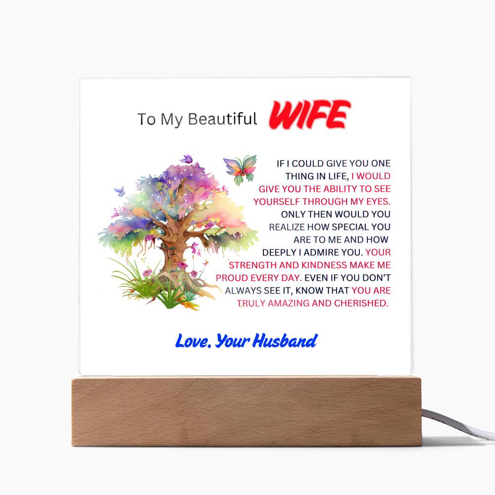 Acrylic Square Plaque