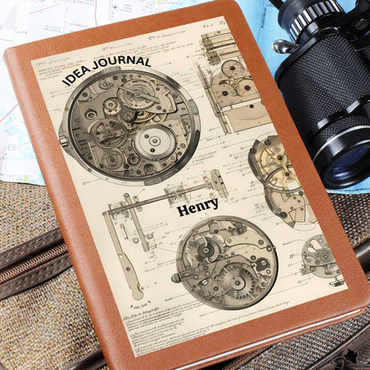 Graphic Leather Journal– Premium Idea Book (32)